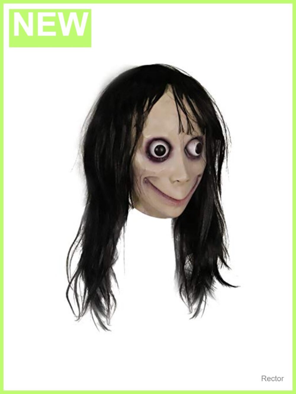 MOMO Mask Adult Horror Devil Latex Full Head Scary Halloween Costume Prop